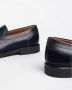 Nerogiardini Blauwe Leren Herenloafers met Band Blue Heren - Thumbnail 4