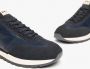 Nerogiardini Blauwe Leren en Suède Sneakers Blue Heren - Thumbnail 3