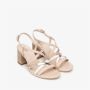 Nerogiardini Hoge Hak Statement Sandalen Beige Dames - Thumbnail 2