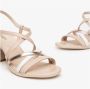 Nerogiardini Hoge Hak Statement Sandalen Beige Dames - Thumbnail 3