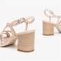 Nerogiardini Hoge Hak Statement Sandalen Beige Dames - Thumbnail 4