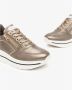 Nerogiardini Bruine Leren Sneakers met Ritssluiting Brown Dames - Thumbnail 3