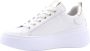 Nerogiardini Leren Sneakers met Veters en Ritssluiting White Dames - Thumbnail 20