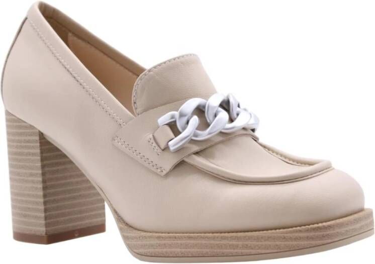 Nerogiardini Caruso Mocassin Beige Dames