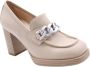 Nerogiardini Stijlvolle Moccasin Loafers voor Vrouwen Beige Dames - Thumbnail 22