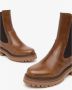 Nerogiardini Chelsea leren enkellaarzen in tan Brown Dames - Thumbnail 11