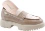 Nerogiardini Stijlvolle Moccasin Loafers voor Vrouwen Beige Dames - Thumbnail 8