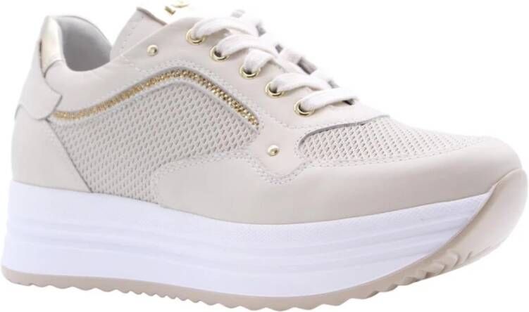 Nerogiardini Cyrus Sneaker Stijlvol en Trendy Schoeisel White Dames