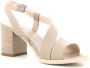 Nerogiardini Dames Hoge Hak Sandalen Beige Dames - Thumbnail 4