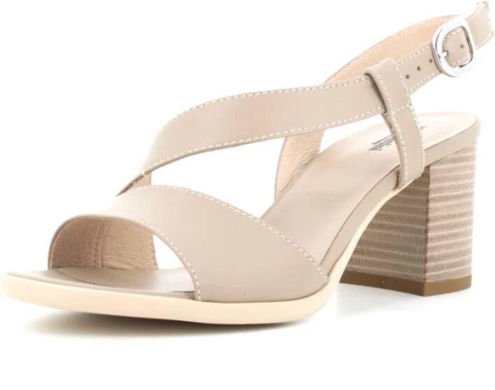 Nerogiardini Dames Hoge Hak Sandalen Beige Dames