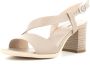 Nerogiardini Dames Hoge Hak Sandalen Beige Dames - Thumbnail 6