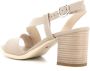 Nerogiardini Dames Hoge Hak Sandalen Beige Dames - Thumbnail 8