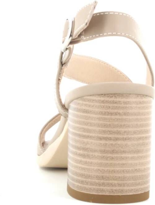 Nerogiardini Dames Hoge Hak Sandalen Beige Dames