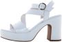 Nerogiardini Dames Hoge Hak Sandalen White Dames - Thumbnail 7