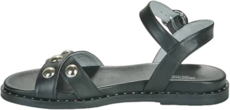 Nerogiardini Dames Sandalen met Hak van Synthetisch Leer Black Dames