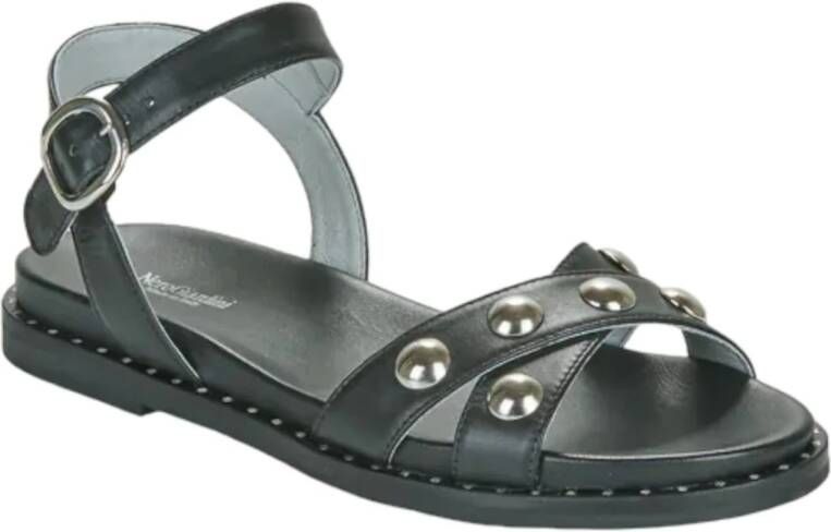 Nerogiardini Dames Sandalen met Hak van Synthetisch Leer Black Dames