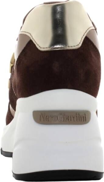 Nerogiardini Dames wedge sneakers Brown Dames