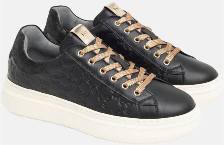 Nerogiardini Elegante Damen-Sneaker met Plateausohle Black Dames