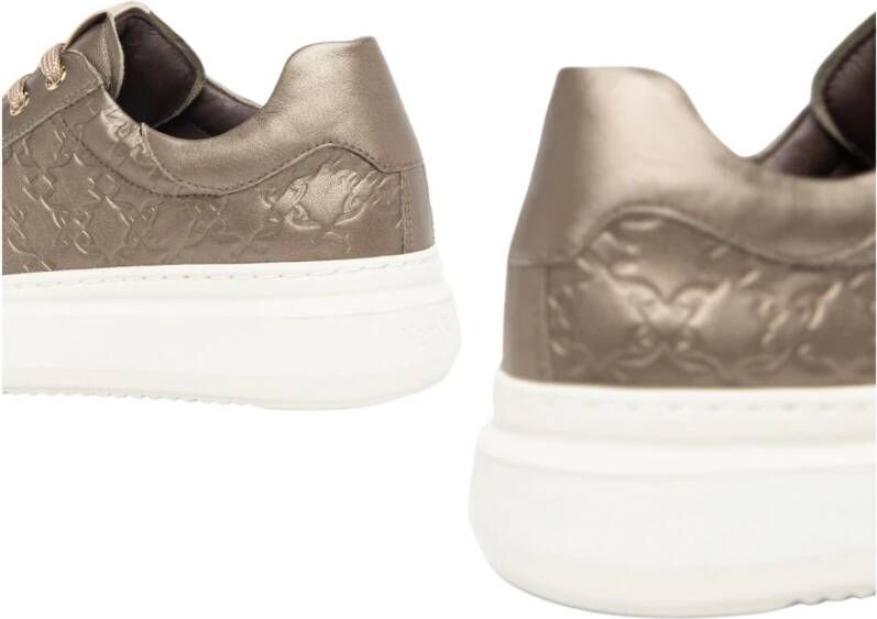 Nerogiardini Elegante Damen-Sneaker met Plateauzool Brown Dames