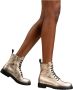 Nerogiardini Elegante Gouden Dames Veterschoenen Yellow Dames - Thumbnail 12