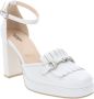 Nerogiardini Elegante Leren Hoge Hakken White Dames - Thumbnail 2