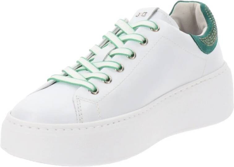 Nerogiardini Elegante Leren Sneakers White Dames