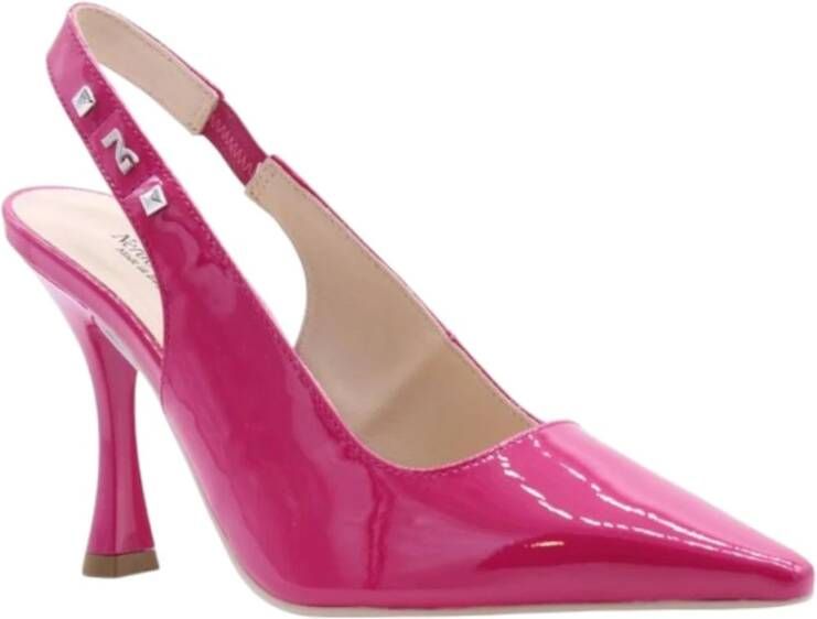 Nerogiardini Elegante Sling Back Schoenen Pink Dames