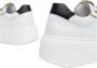 Nerogiardini Elegante Veterschoen Sneaker met Gouden Accenten White Dames - Thumbnail 12