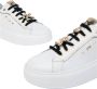 Nerogiardini Elegante Veterschoen Sneaker met Gouden Accenten White Dames - Thumbnail 14