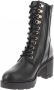 Nero Giardini 05861 Veterboots Laarzen Met Veters Dames Zwart - Thumbnail 7