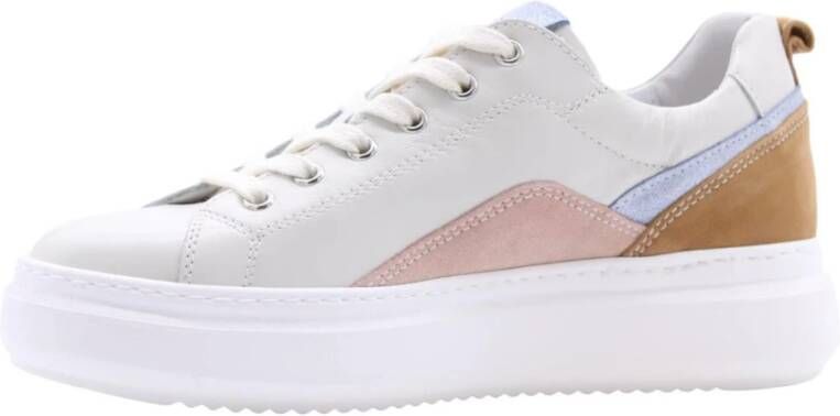 Nerogiardini Stijlvolle Fender Sneakers voor Vrouwen White Dames