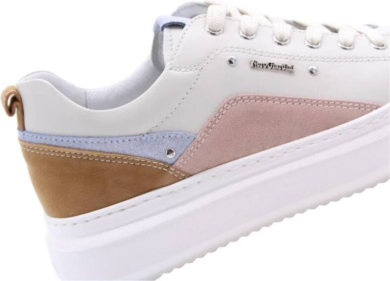 Nerogiardini Stijlvolle Fender Sneakers voor Vrouwen White Dames