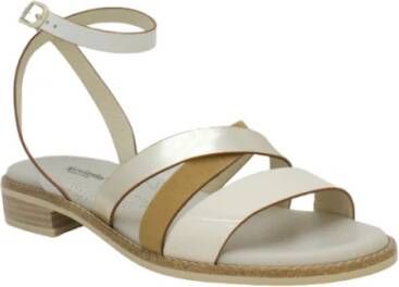 Nerogiardini Flat Sandals Beige Dames