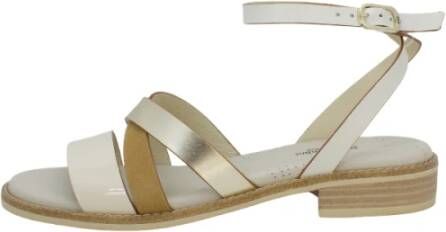 Nerogiardini Flat Sandals Beige Dames