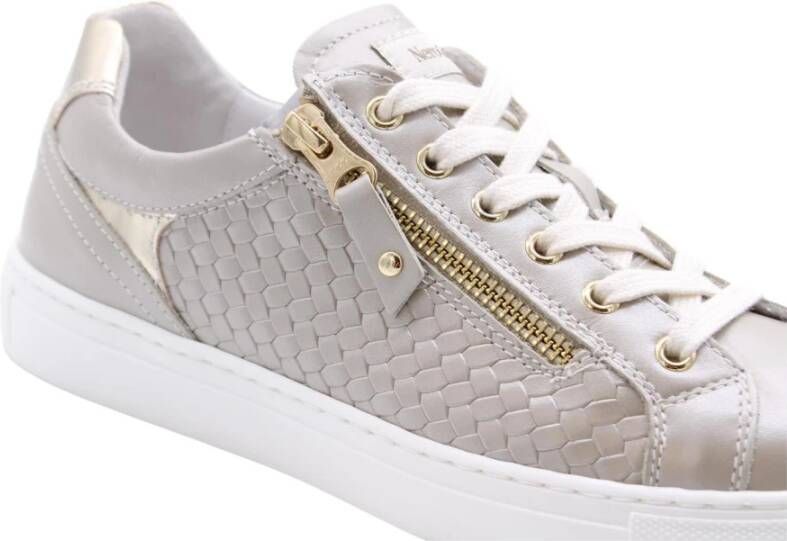 Nerogiardini Stijlvolle Furtado Sneaker Beige Dames