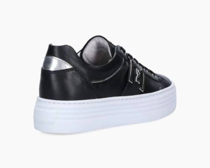 Nerogiardini Gelamineerde Technische Profiel Sneakers Black Dames