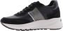 Nero Giardini 11520 Sneakers Leren Sneaker Dames Zwart - Thumbnail 6