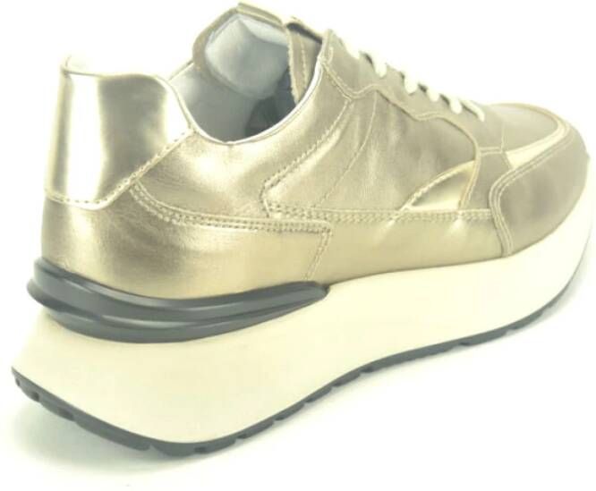 Nerogiardini Goud Runner Sneakers Yellow Dames