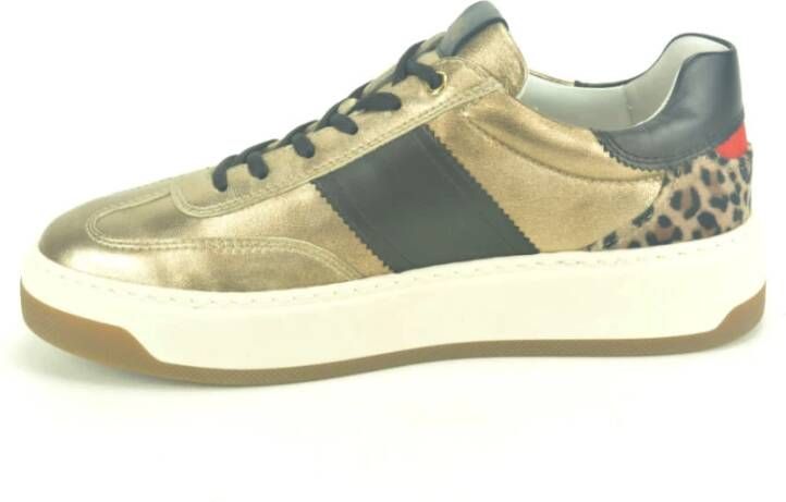 Nerogiardini Goud Zwart Sneaker N. DZ Yellow Dames