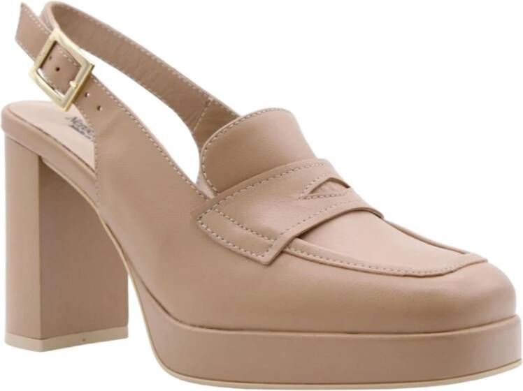 Nerogiardini Hakloafers Beige Dames