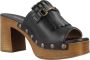 Nerogiardini Heeled Mules Black Dames - Thumbnail 5