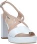 Nerogiardini Hoge hak sandalen voor dames White Dames - Thumbnail 6