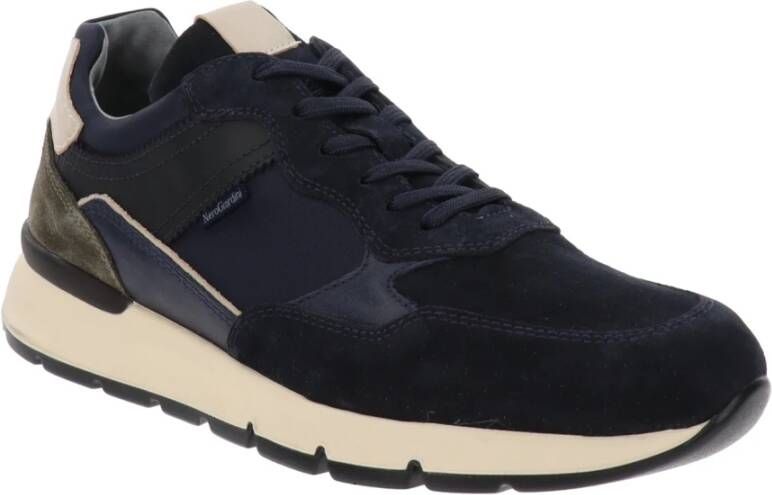 Nerogiardini Heren leren sneakers Blue Heren