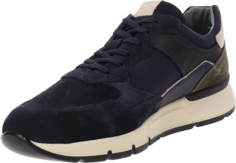 Nerogiardini Heren leren sneakers Blue Heren