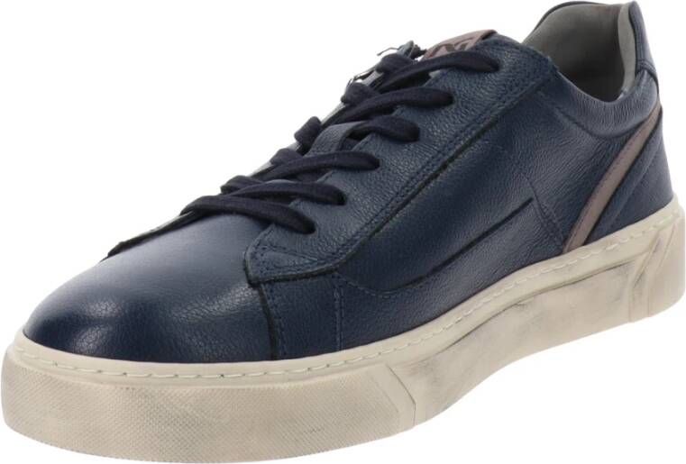 Nerogiardini Heren leren sneakers Blue Heren