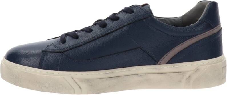 Nerogiardini Heren leren sneakers Blue Heren