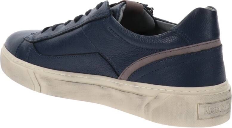 Nerogiardini Heren leren sneakers Blue Heren