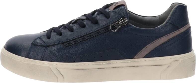 Nerogiardini Heren leren sneakers Blue Heren