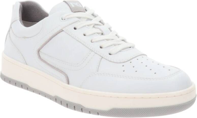 Nerogiardini Heren Leren Sneakers White Heren