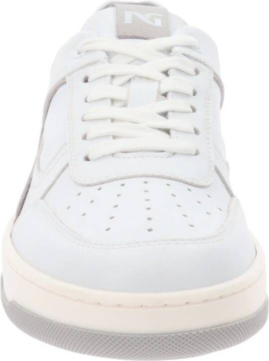 Nerogiardini Heren Leren Sneakers White Heren